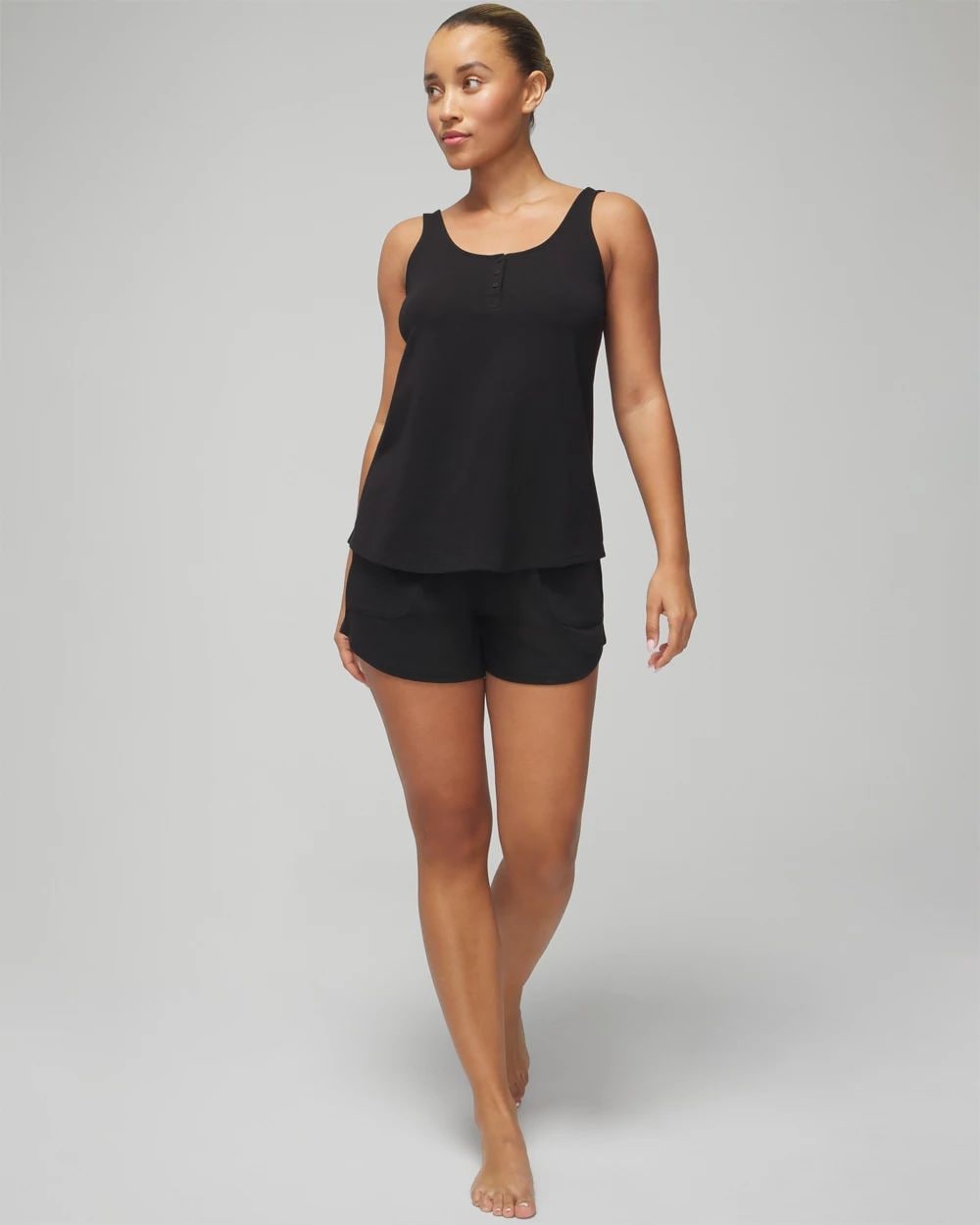 Henley Pajama Tank