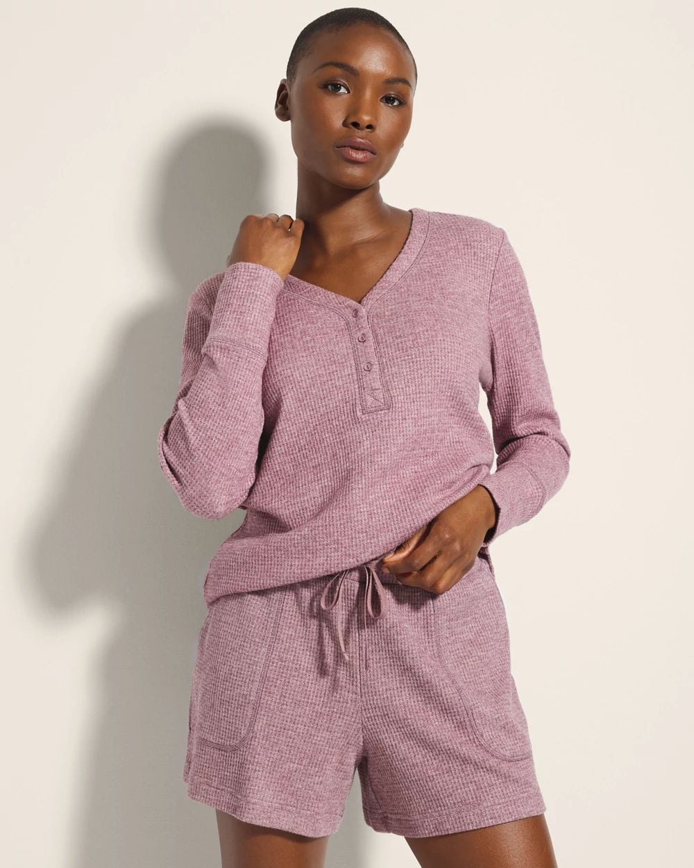 Cozy Waffle Pajama Short