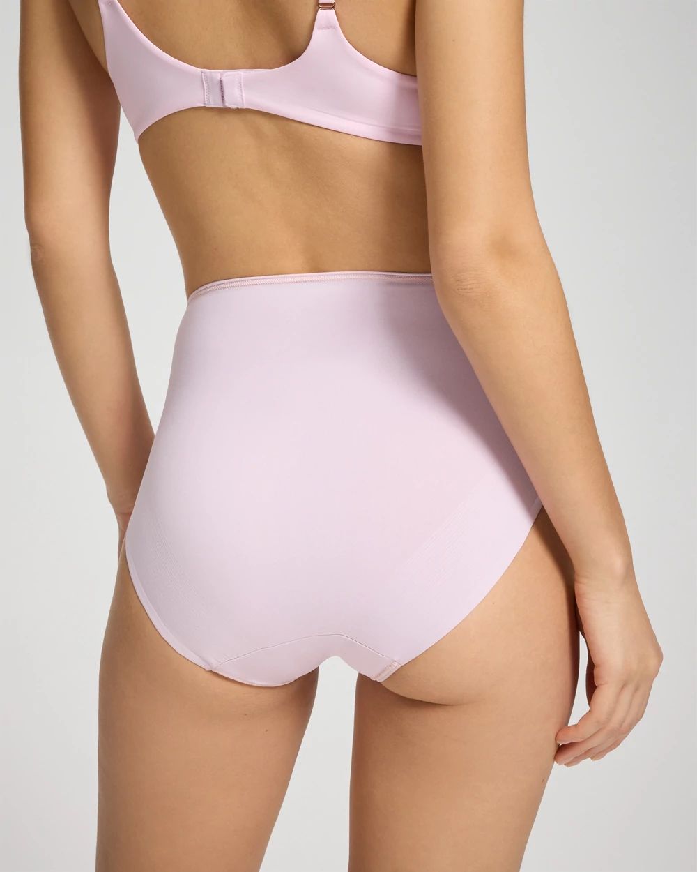 Vanishing Tummy High-Leg Brief Panty with Lace