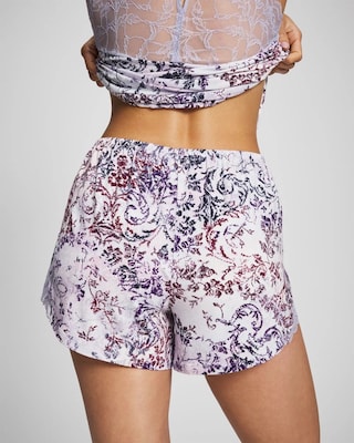 Lace Trim Pajama Short click to view larger image.