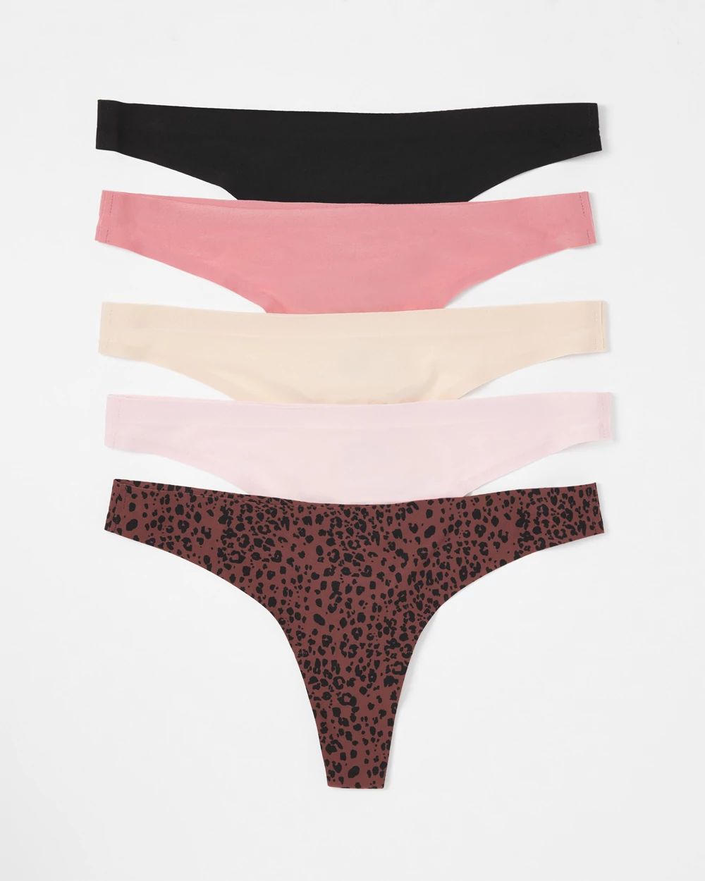Enbliss Soft Stretch Thong Panty 5 Pack