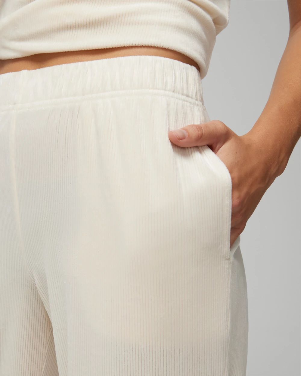 bed Wide-Leg Pajama Pants