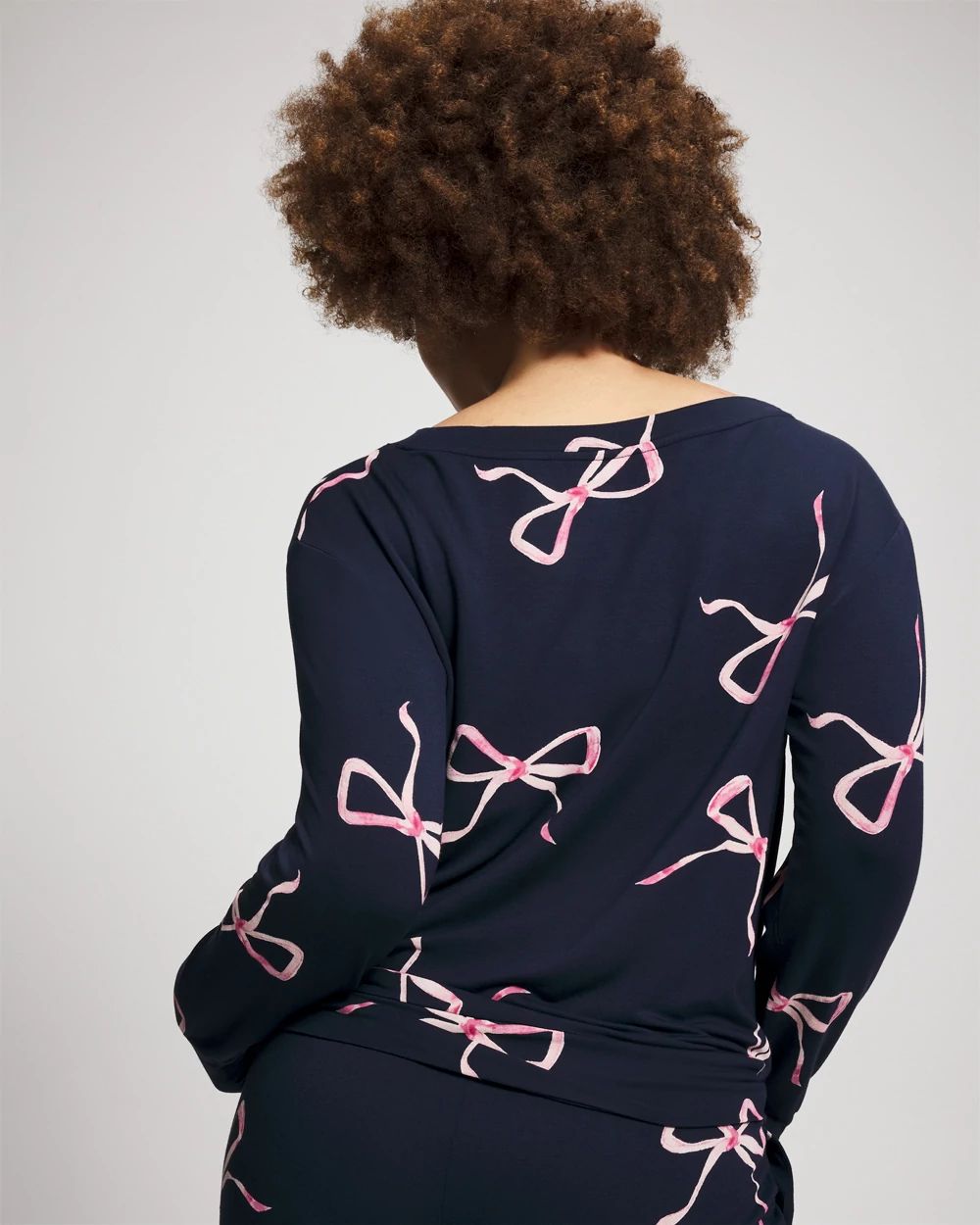 Long-Sleeve Pajama Top click to view larger image.