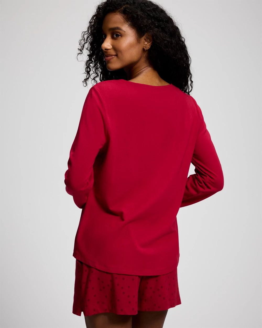 Long-Sleeve Pajama Top click to view larger image.