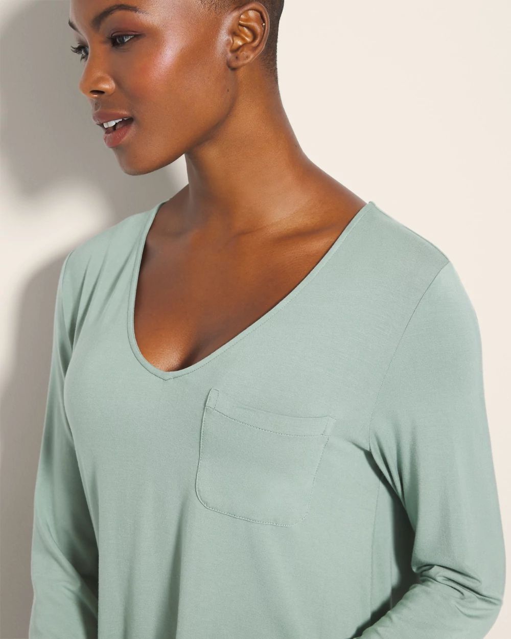 Cool Nights Long-Sleeve Sleepshirt