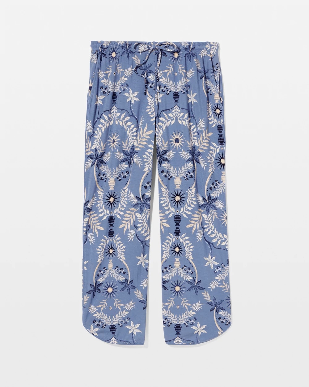 Piped Crop Pajama Pants