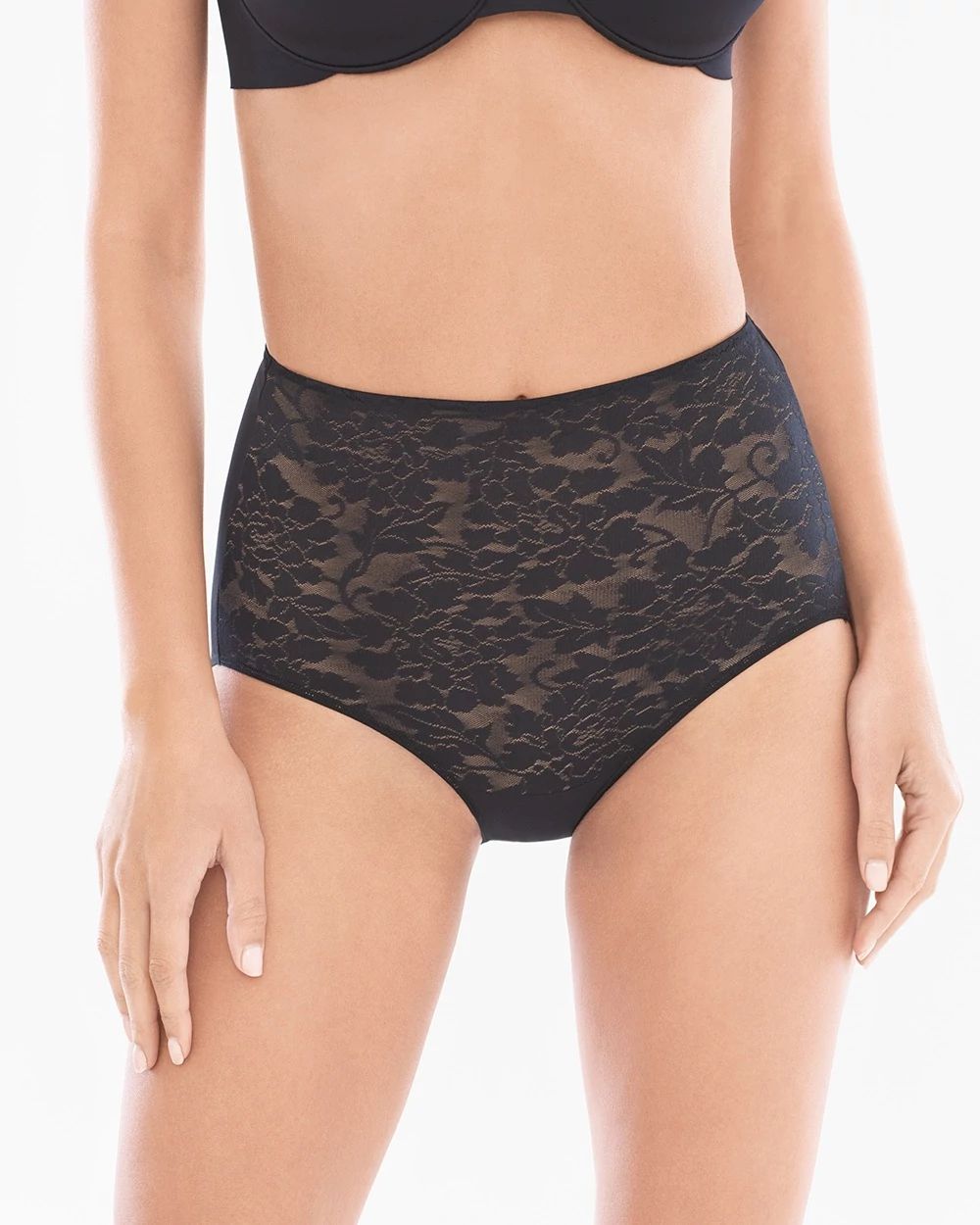 Floral Lace Retro Brief