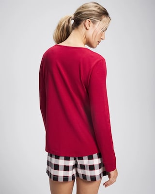 Long Sleeve Pajama Top click to view larger image.