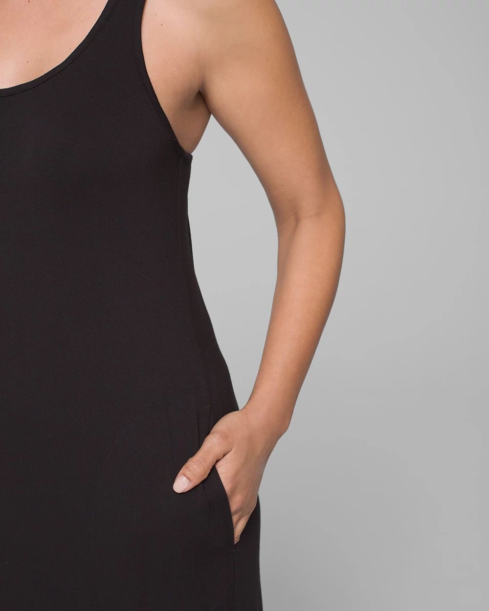 Racerback Maxi Dress with Built-In Bra