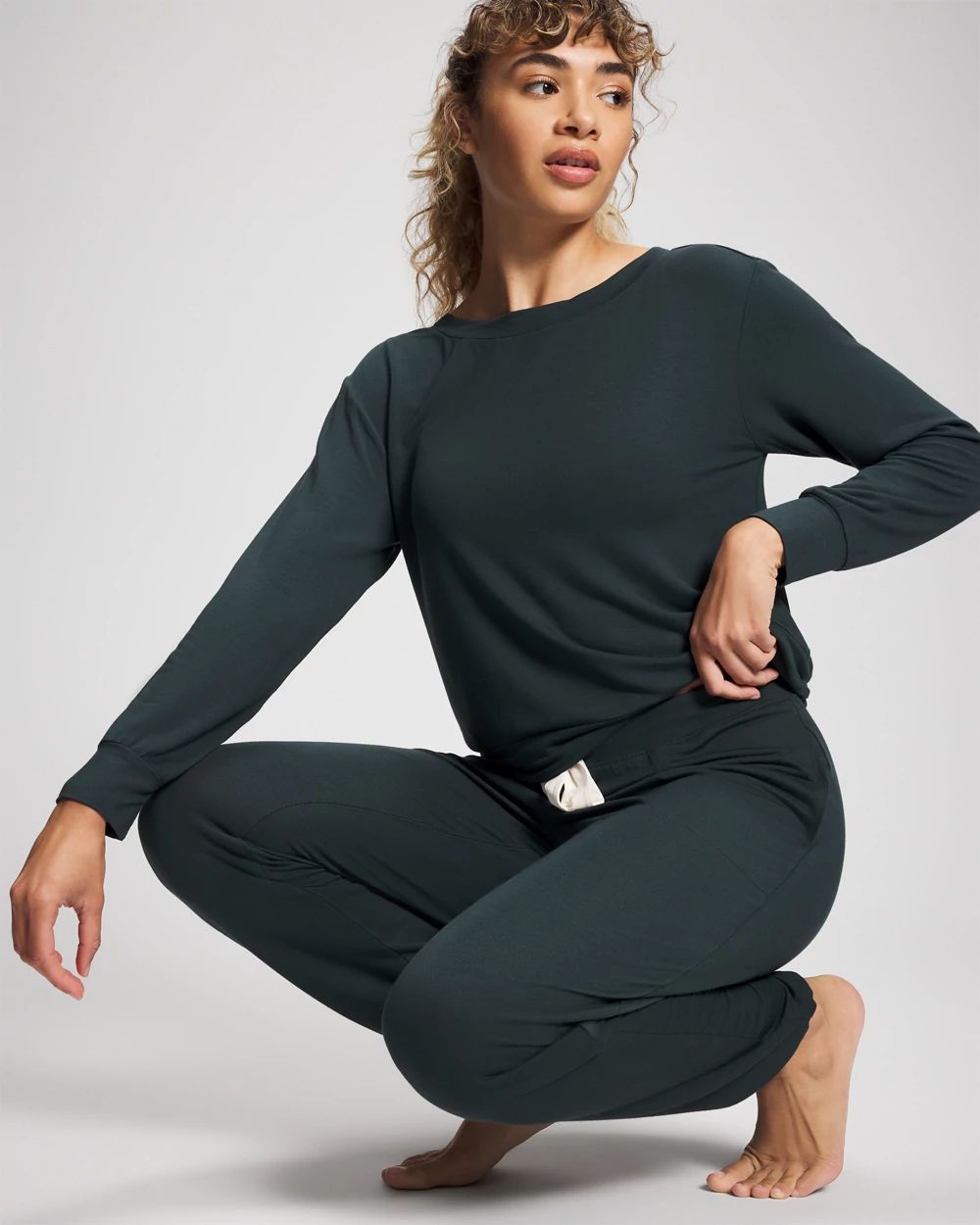 Banded Ankle Pajama Pant click to view larger image.