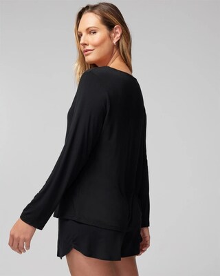 Long-Sleeve Pajama Top click to view larger image.