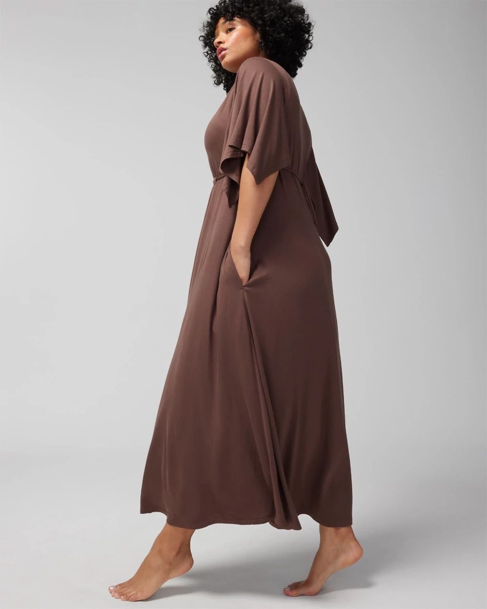 Caftan Midi Bra Dress click to view larger image.