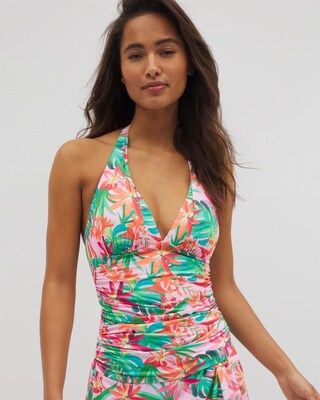Everything Under the Sun Halter Tankini Top