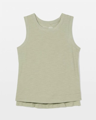 Slub French Terry Crew Neck Tank click to view larger image.