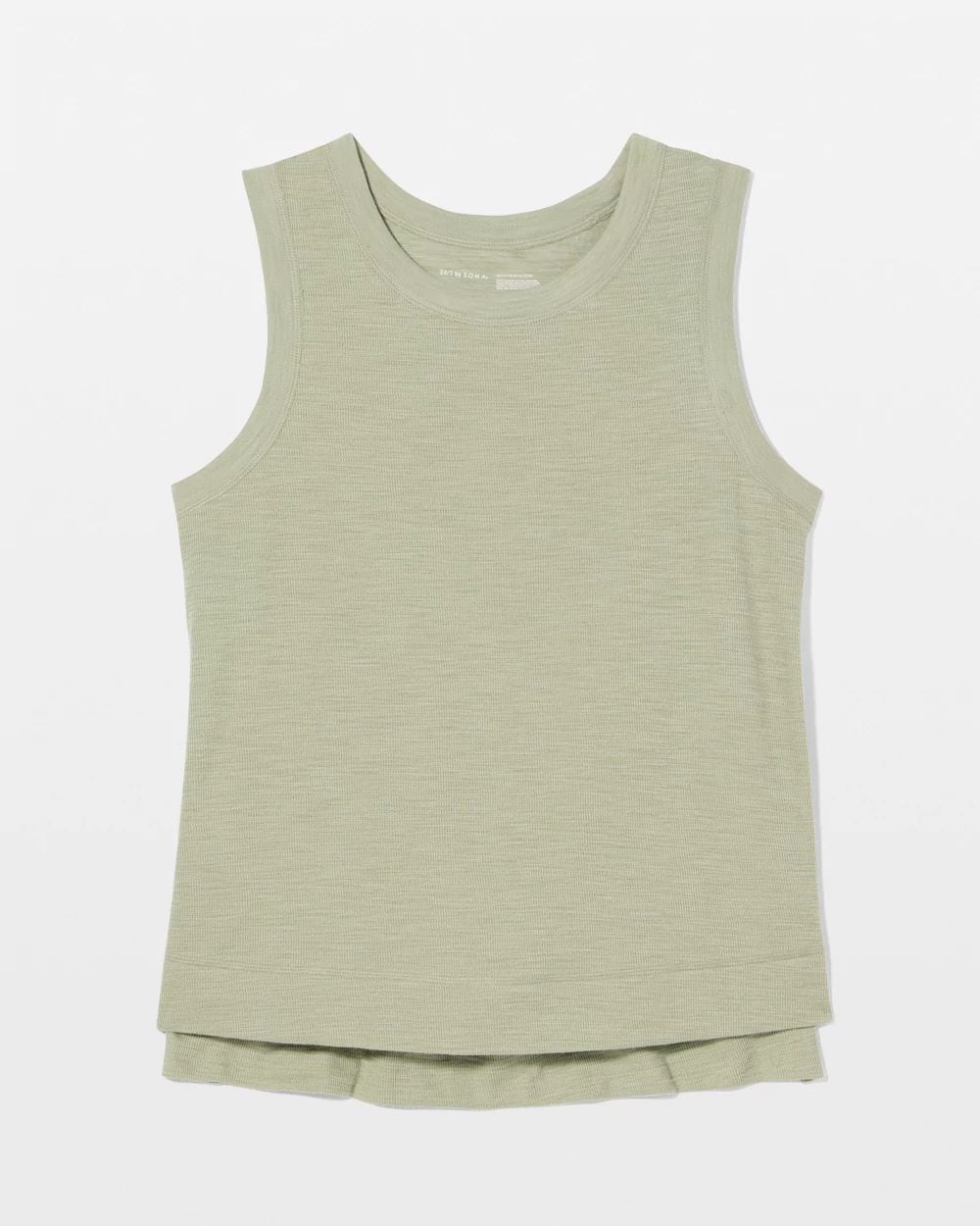 Slub French Terry Crew Neck Tank