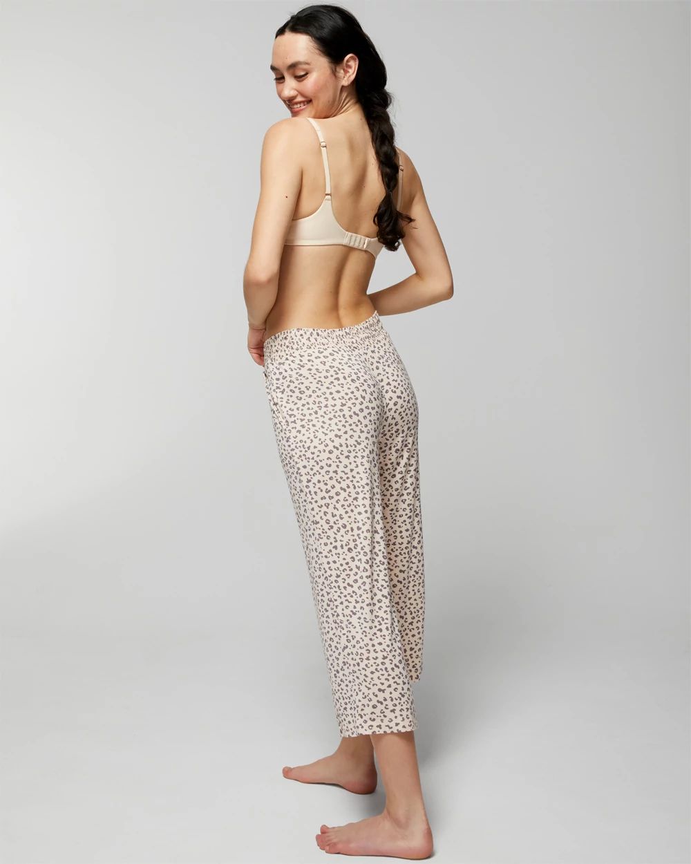 Cropped Pajama Pants