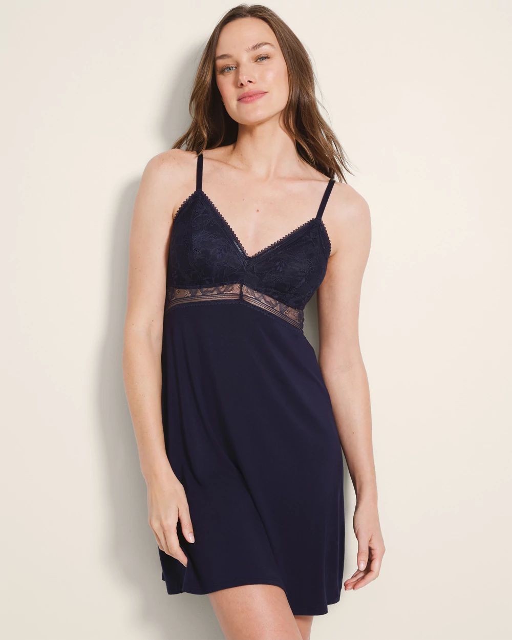 Cool Nights Soft Support Lace Chemise