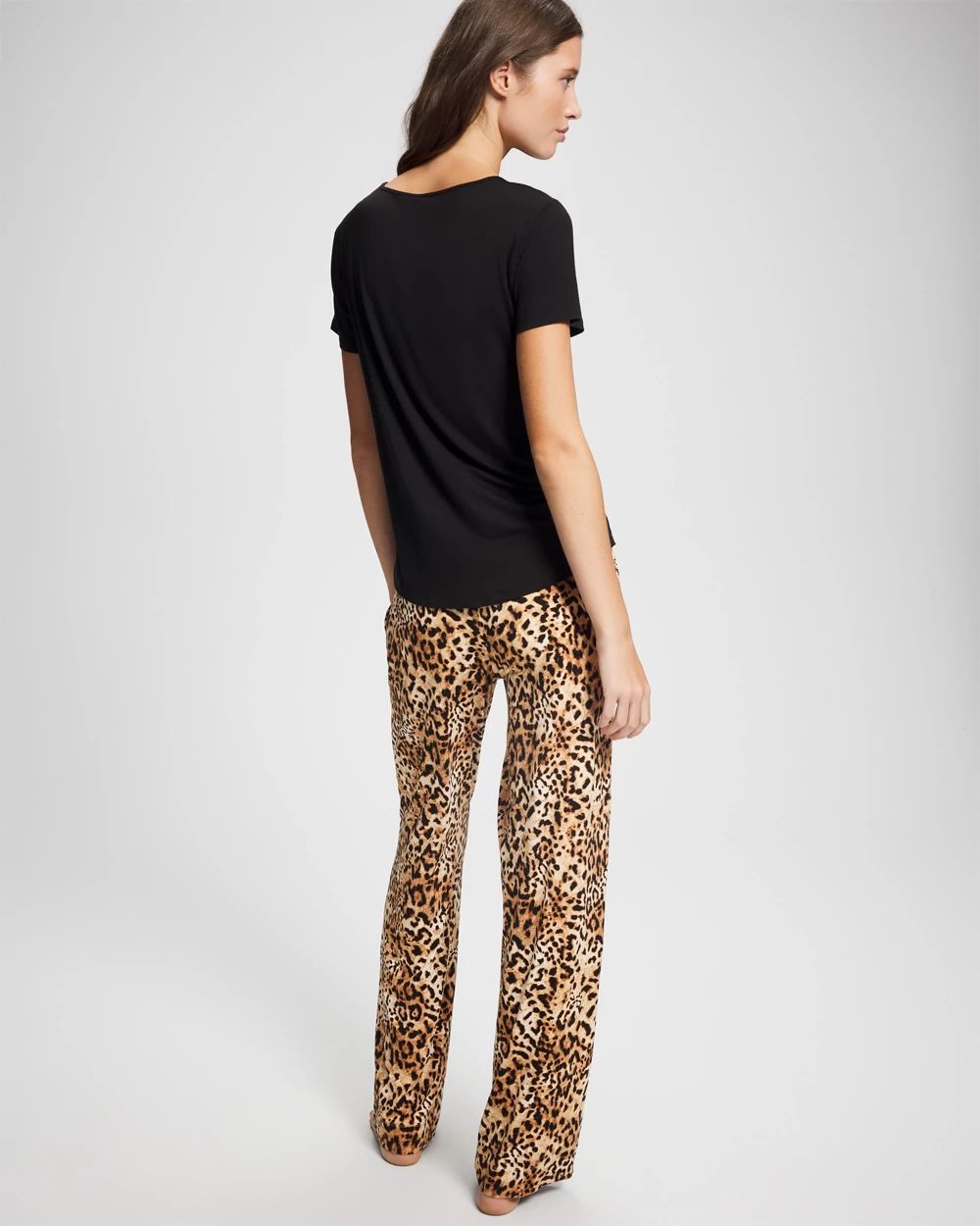 Cool Nights Packaged Short-Sleeve Pant Pajama Set