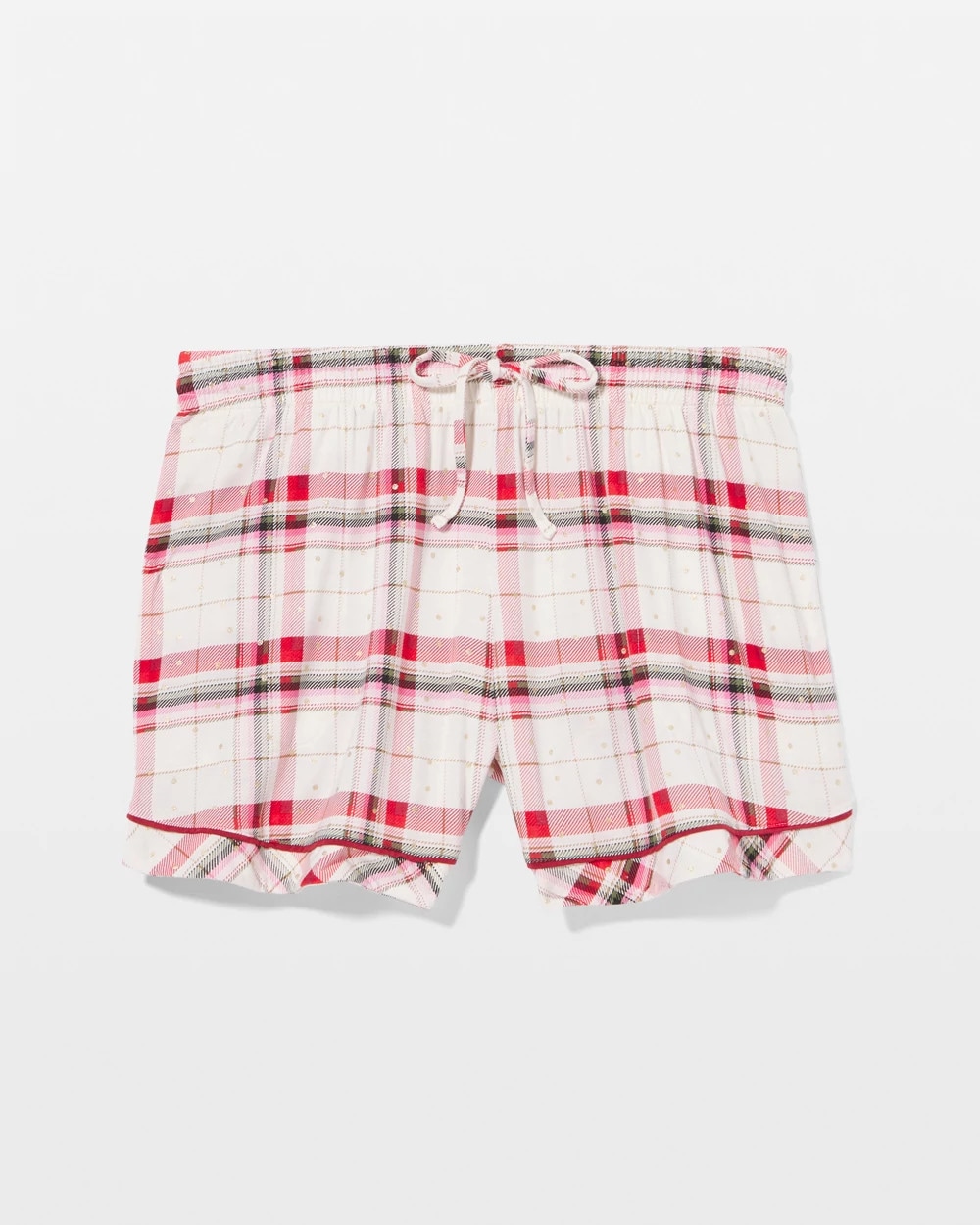 Relaxed Piped Pajama Short
