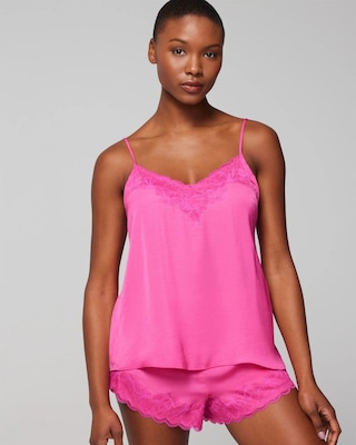Lace-Trim Pajama Cami