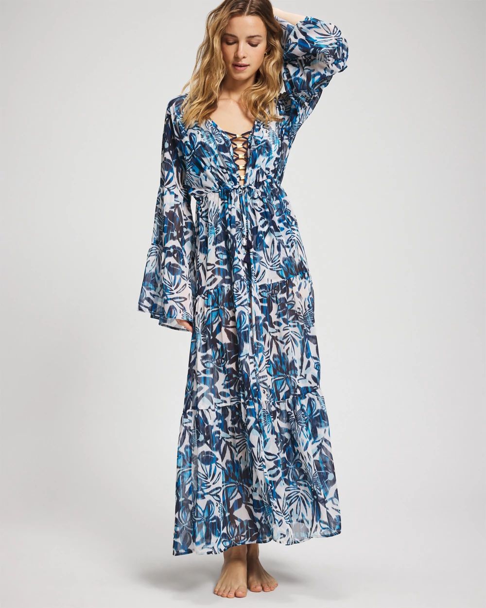 Turning Tides Keep It Moving Chiffon Dress