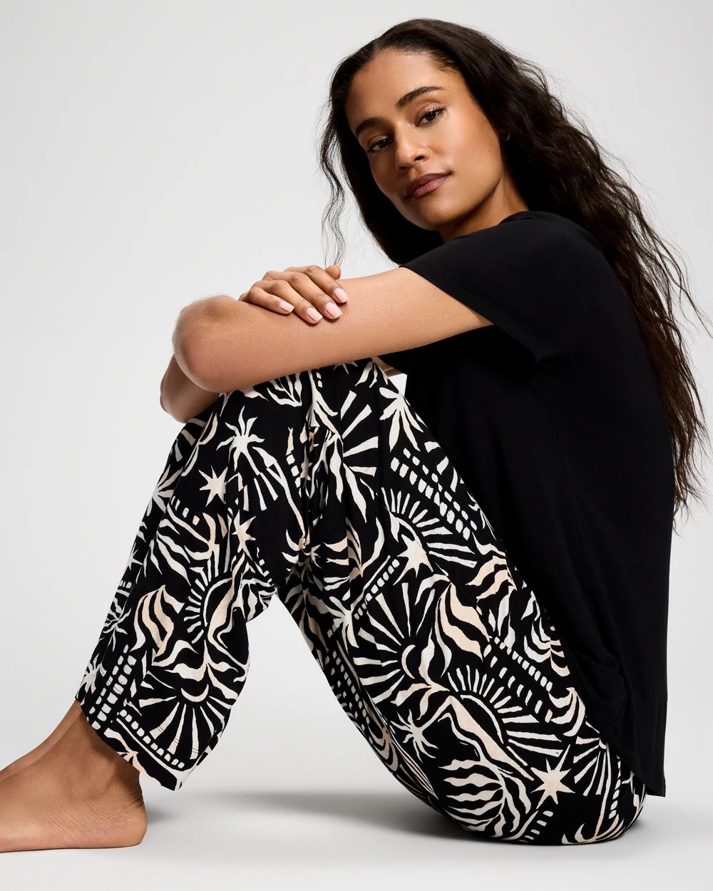 Cool Nights Short Sleeve + Pant Pajama Set
