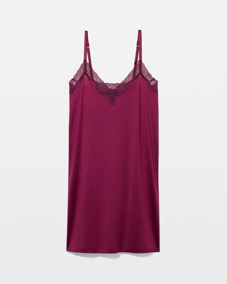 Lace Trim Chemise click to view larger image.