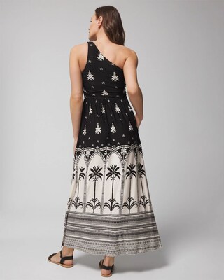 One-Shoulder Knot Maxi