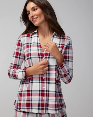 Long-Sleeve Pajama Top