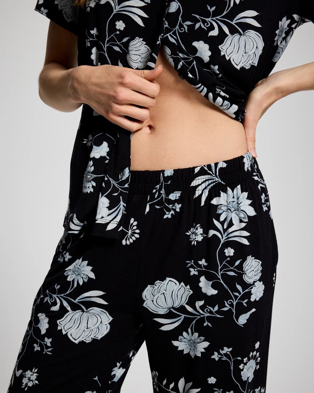 Printed Pajama Pants click to view larger image.