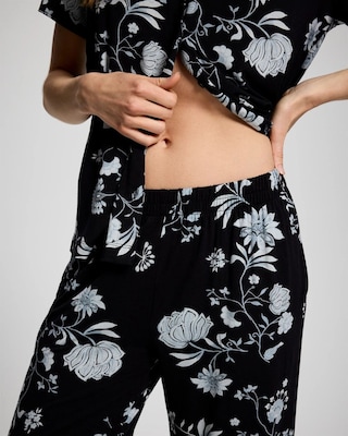 Printed Pajama Pants click to view larger image.