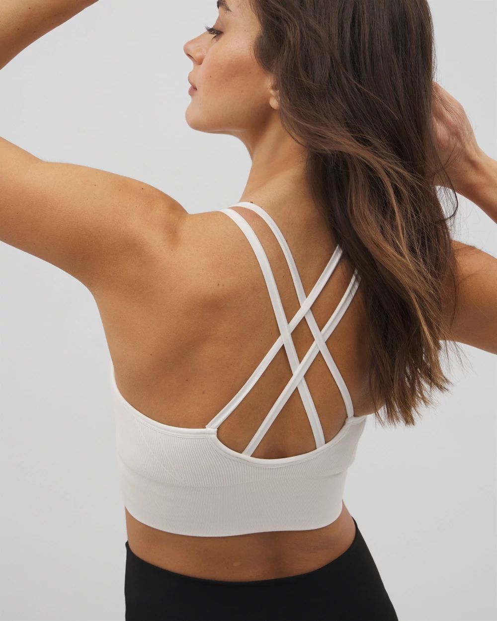 Longline Bra with Strappy Back click to view larger image.
