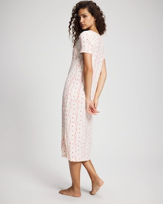 Short Sleeve Long Sleepshirt click to view larger image.