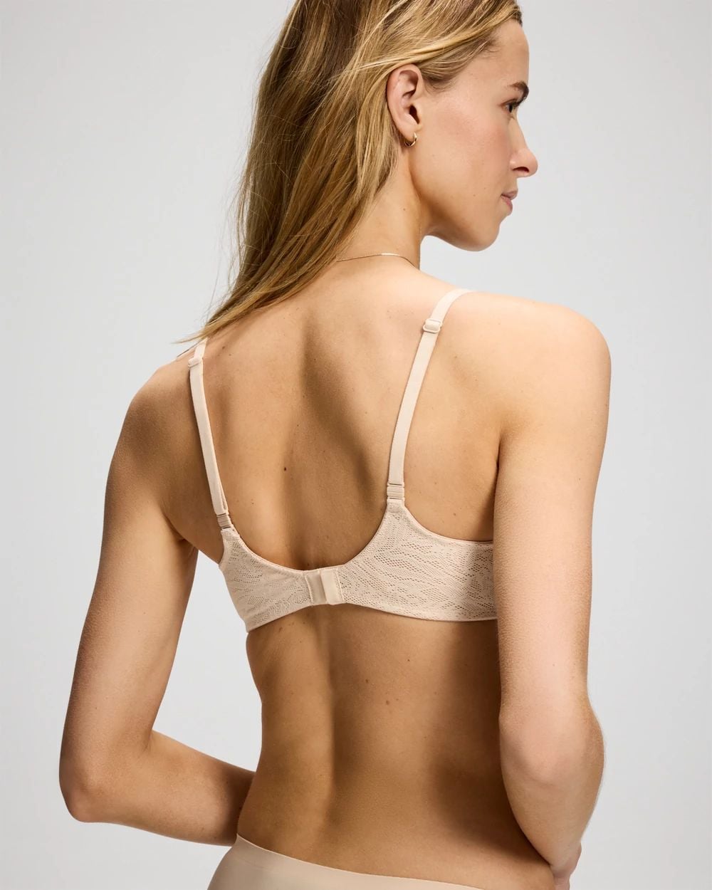 Soma Unlined Balconette Bra with Stretch Lace click to view larger image.