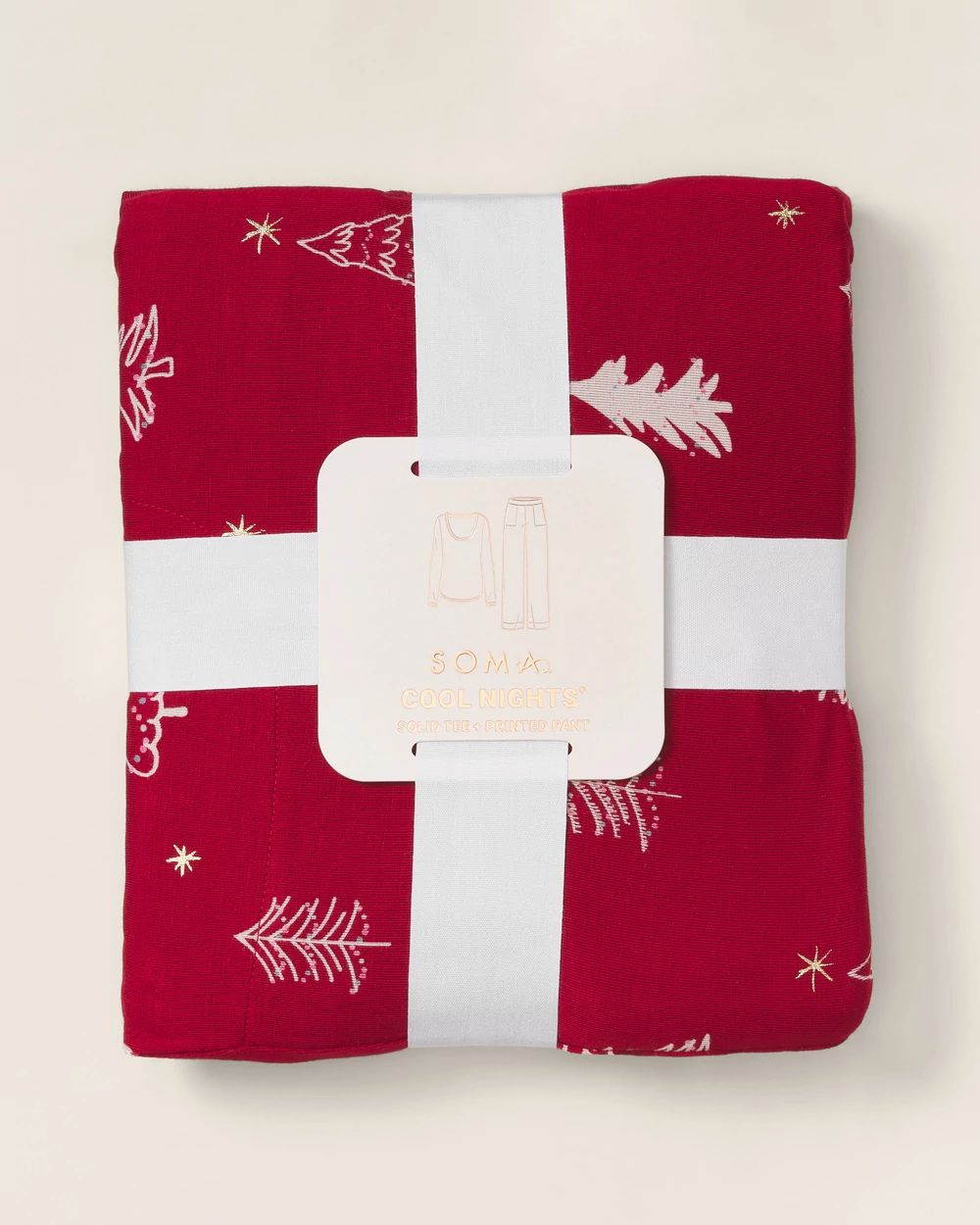 Cool Nights Packaged Long-Sleeve Pant Pajama Set