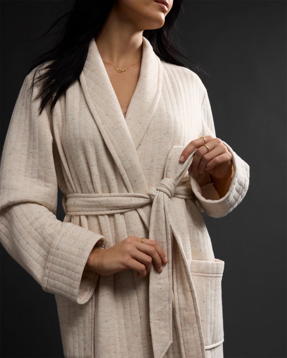 Quilted Long Robe click to view larger image.