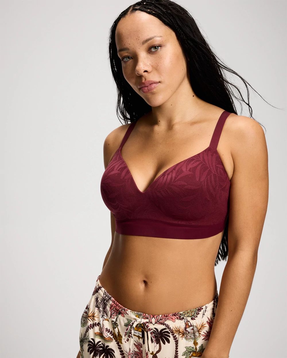 Wireless Bra with Lace