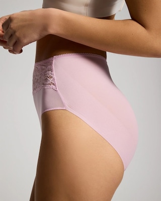 Modern Brief Panty with Lace click to view larger image.