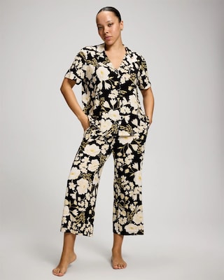 Cropped Pajama Pants