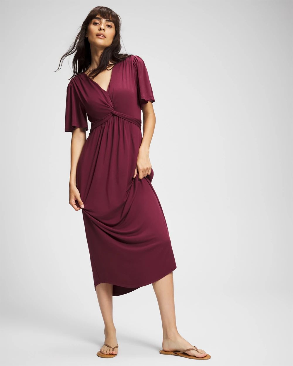 Soft Jersey Pamilla Midi Bra Dress