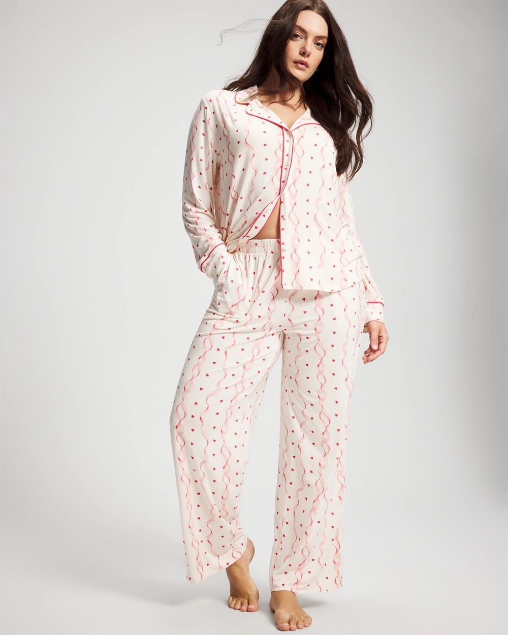 Printed Pajama Pants