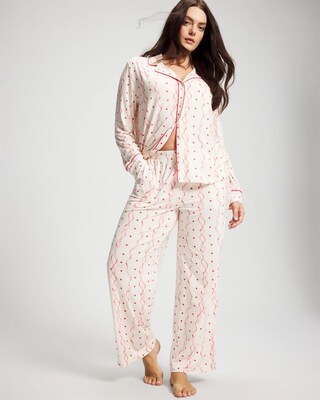 Printed Pajama Pants