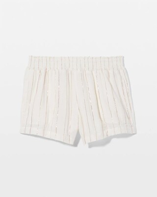 Cotton Gauze Pajama Shorts click to view larger image.