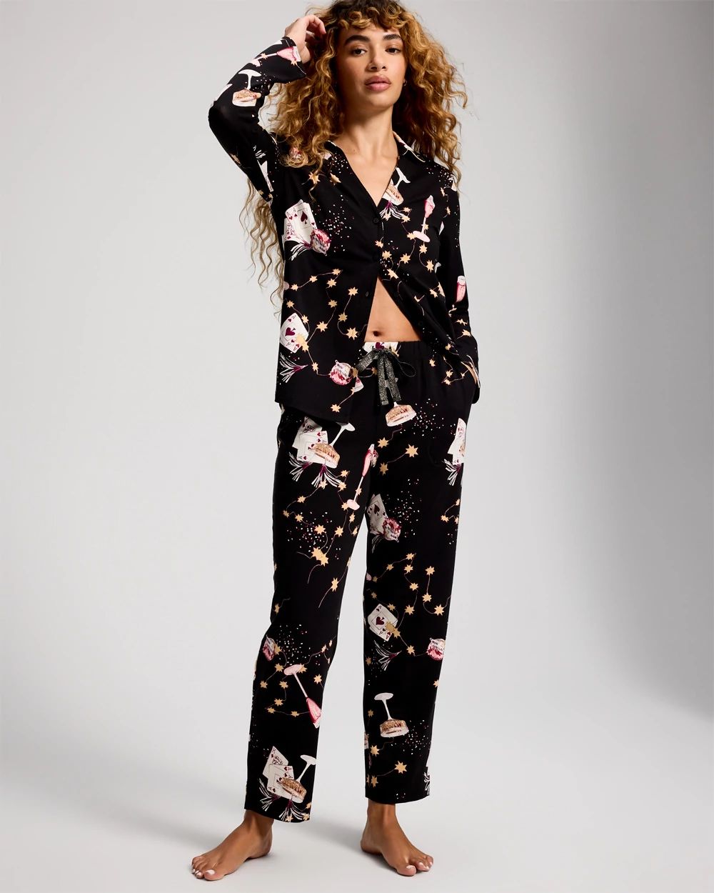 Embraceable Ankle-Length Pajama Pants