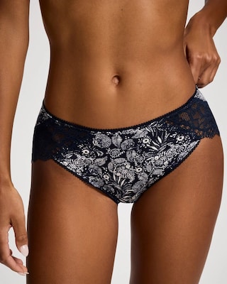 High-Leg Panty with Enchanting Lace
