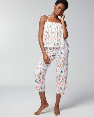 Smocked Babydoll Pajama Top