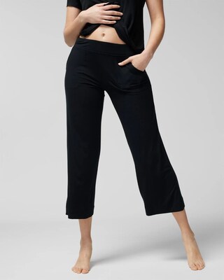 Cropped Pajama Pants click to view larger image.