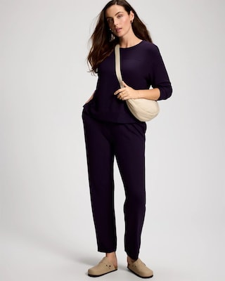 Ultra Soft Fleece Tapered Sweatpants click to view larger image.