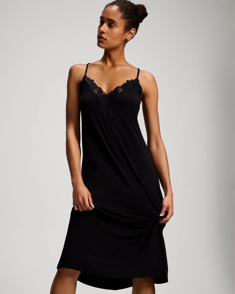 Bold Floral Lace Gown click to view larger image.