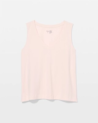 V-Neck Relaxed Fit Pajama Tank click to view larger image.